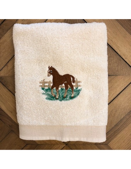 Drap de Bain Cheval 20 Personnalisé 70X140