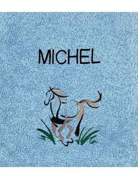 Drap de Bain Cheval 24 Personnalisé 70X140
