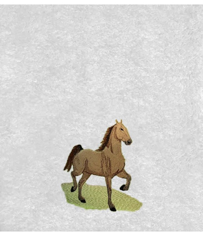 Drap de Bain Cheval 18 Personnalisé 70X140