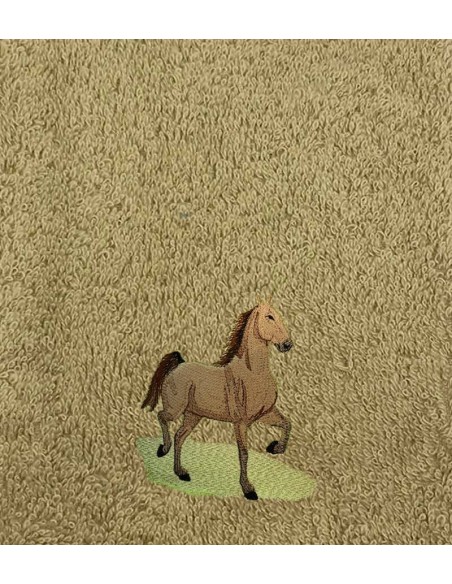 Drap de Bain Cheval 18 Personnalisé 70X140