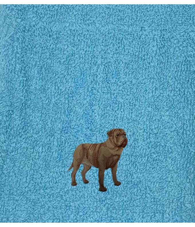 Drap de Bain Dogue de Bordeaux Personnalisé 70X140