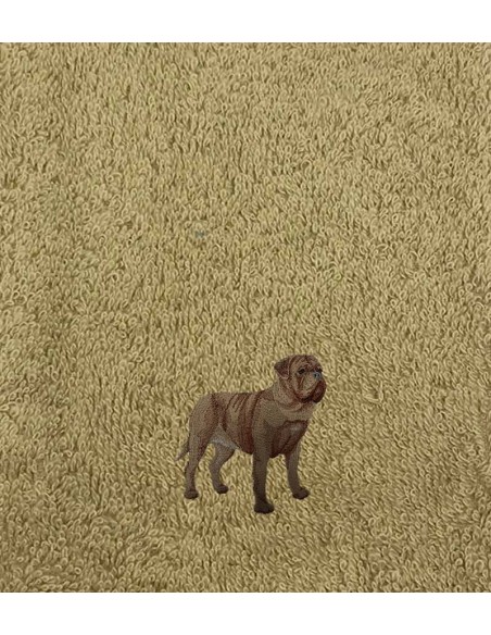 Drap de Bain Dogue de Bordeaux Personnalisé 70X140