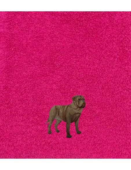 Drap de Bain Dogue de Bordeaux Personnalisé 70X140