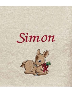 Drap de Bain Faon 8 Personnalisé