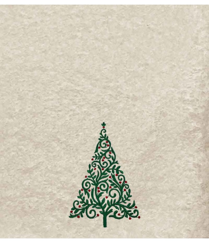 Drap de Bain Sapin Personnalisé