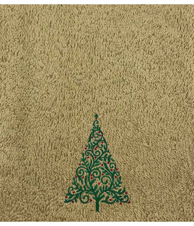 Drap de Bain Sapin Personnalisé