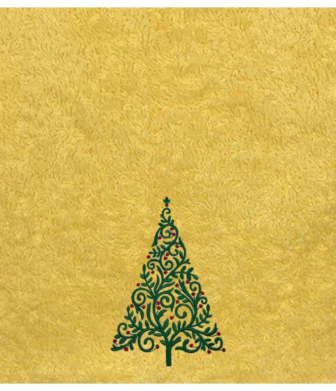 Drap de Bain Sapin Personnalisé