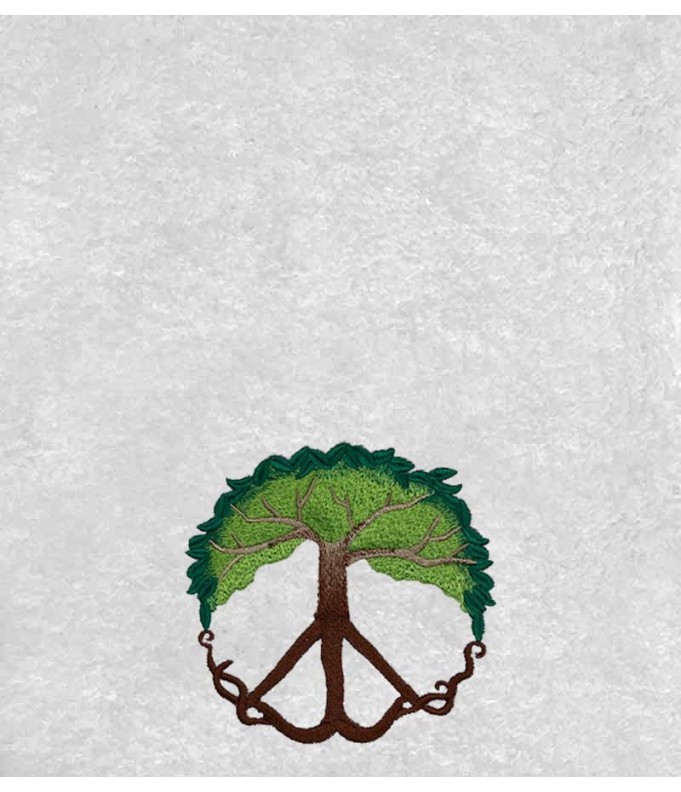 Drap de Bain Arbre de Paix Personnalisé