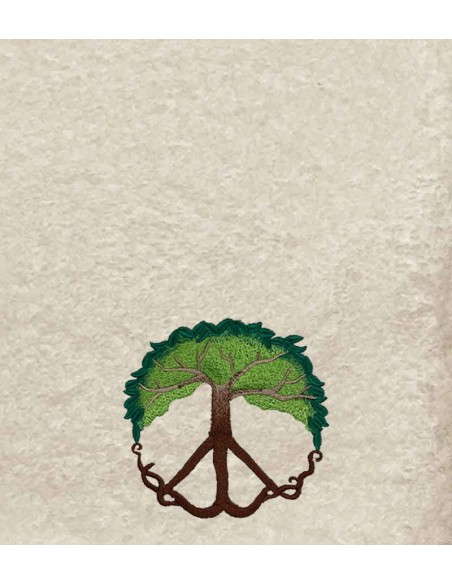 Drap de Bain Arbre de Paix Personnalisé