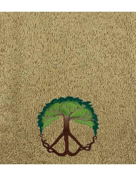 Drap de Bain Arbre de Paix Personnalisé