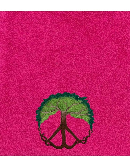 Drap de Bain Arbre de Paix Personnalisé