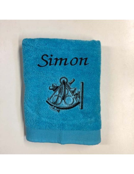 Drap de Bain Sextant Personnalisé