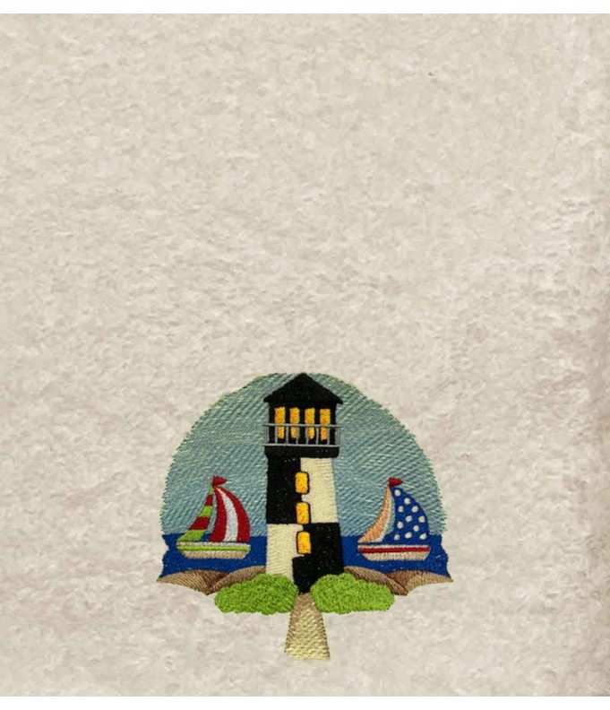 Drap de Bain Phare  Personnalisé