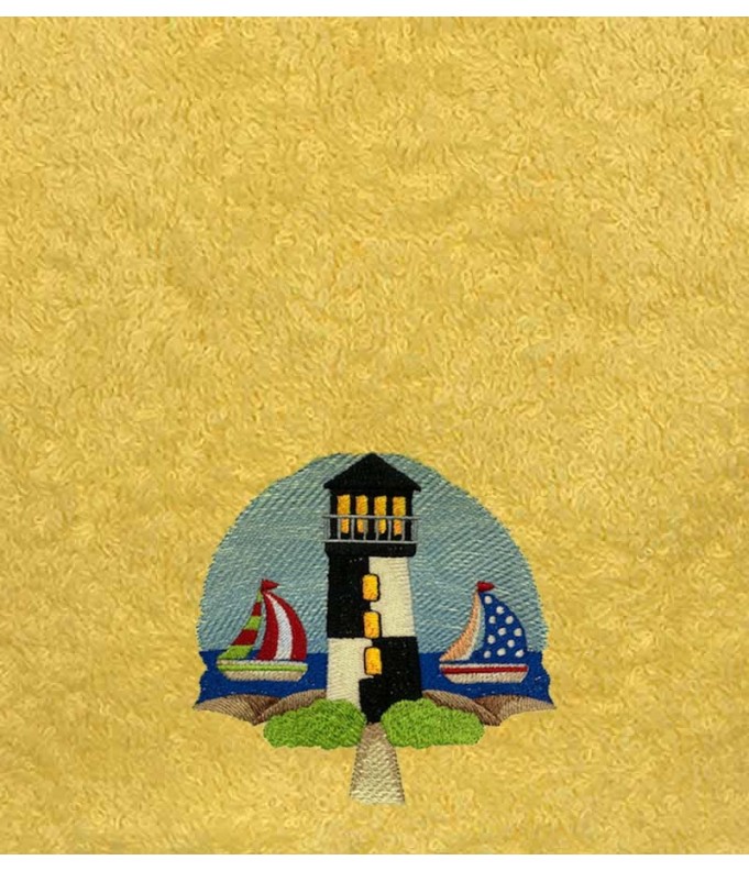 Drap de Bain Phare  Personnalisé