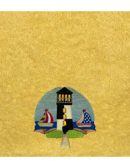 Drap de Bain Phare  Personnalisé