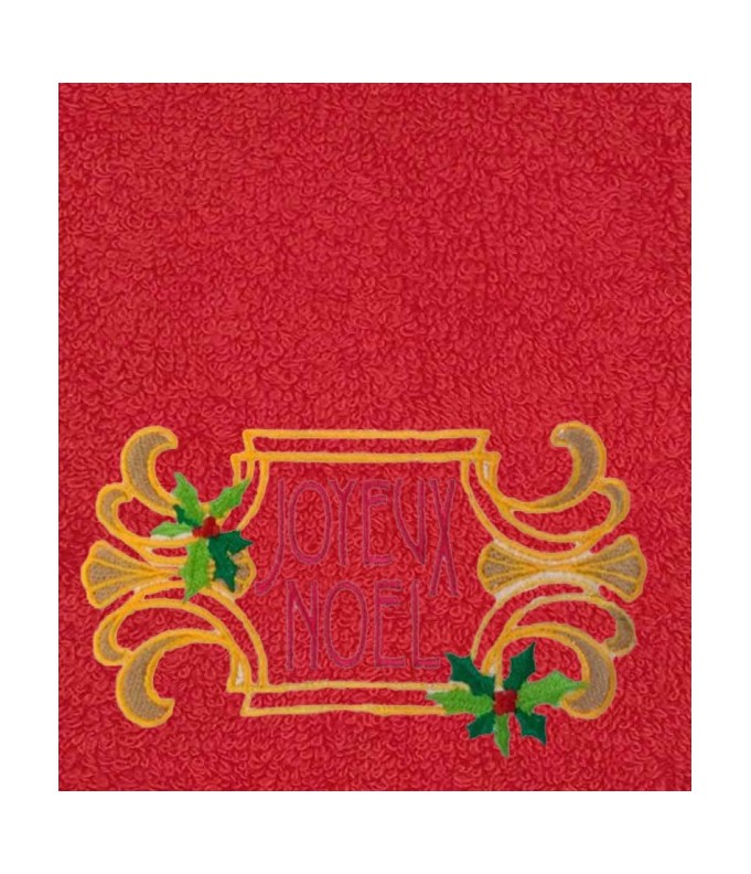 Drap de Bain  Joyeux Noël Personnalisé