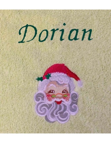 Drap de Bain  Père Noël Personnalisé