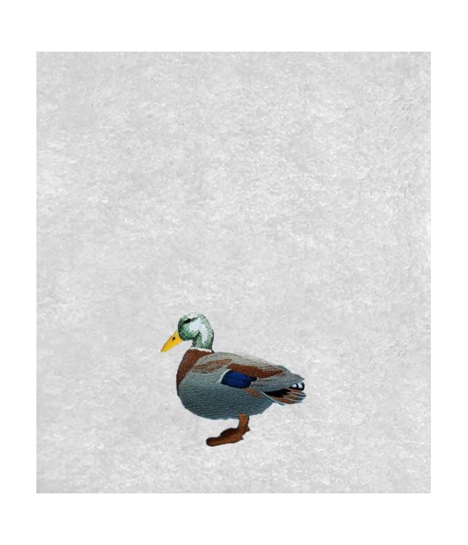 Drap de Bain Canard 2 Personnalisé Prénom