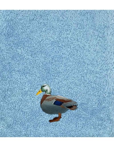 Drap de Bain Canard 2 Personnalisé Prénom