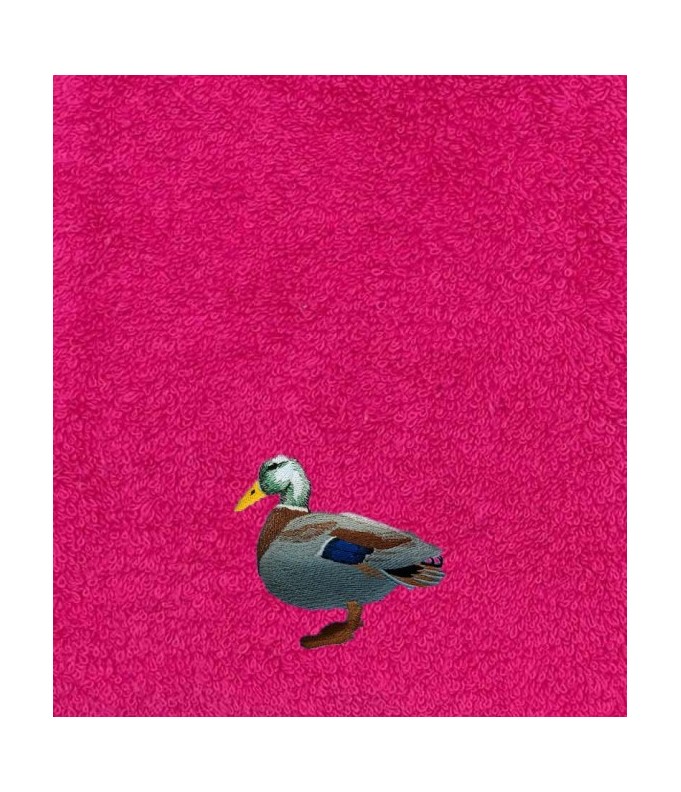 Drap de Bain Canard 2 Personnalisé Prénom
