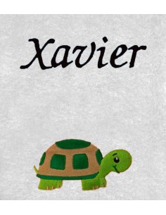 Drap de Bain Tortue 2 Personnalisé