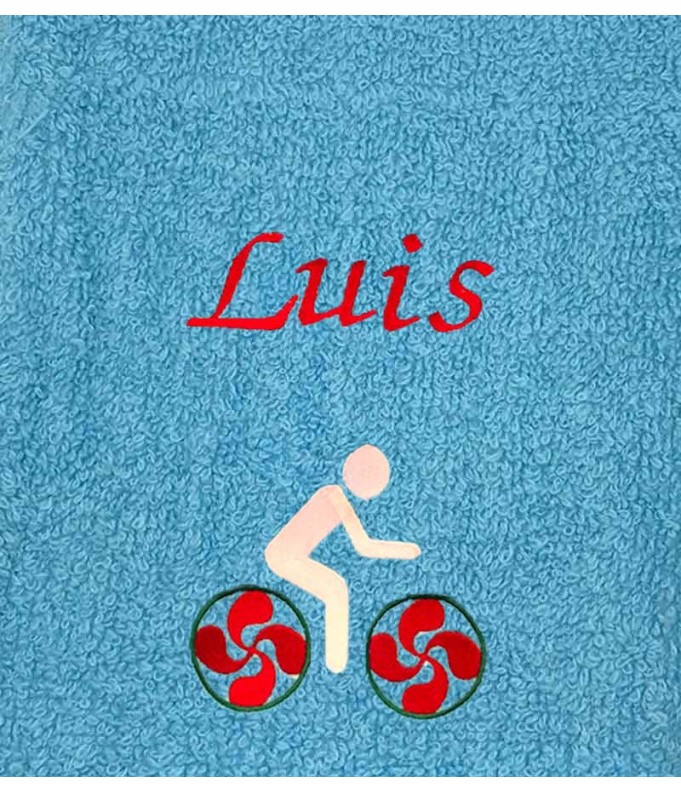 Drap de Bain Cyclisme Pays Basque Personnalisé 70X140