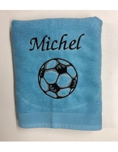 Drap de Bain Football Personnalisé 70X140