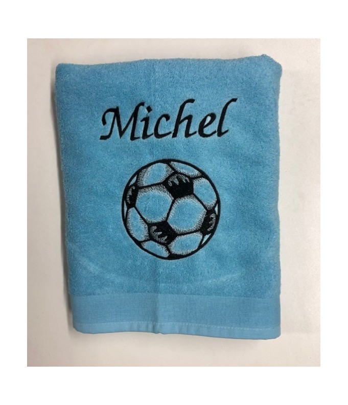 Drap de Bain Football Personnalisé 70X140