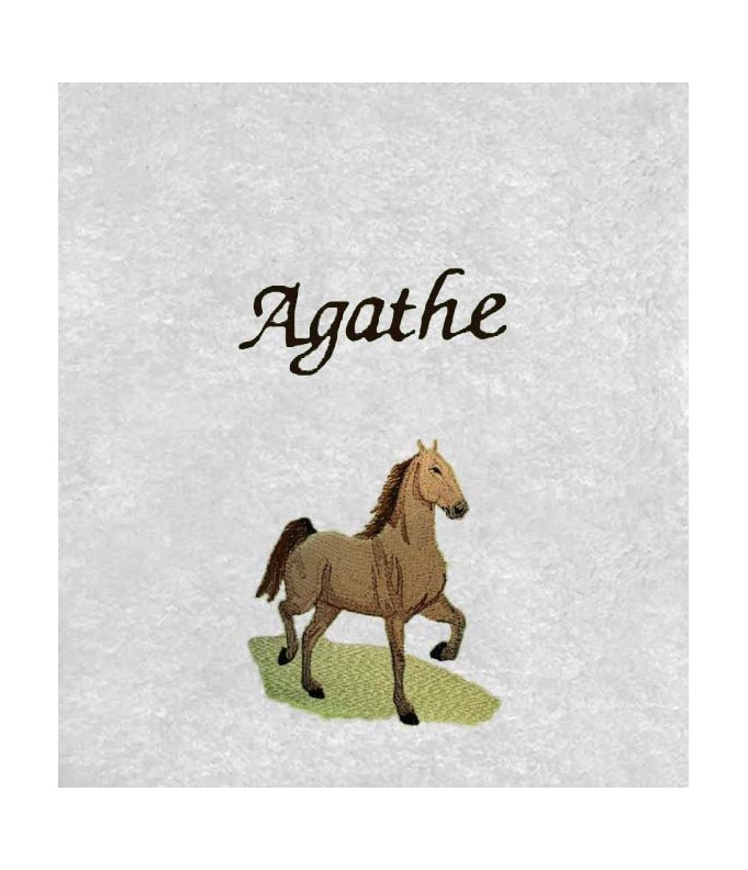 Drap de Bain Cheval 18 Personnalisé 70X140
