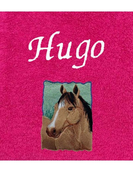 Drap de Bain Cheval 8 Personnalisé 70X140