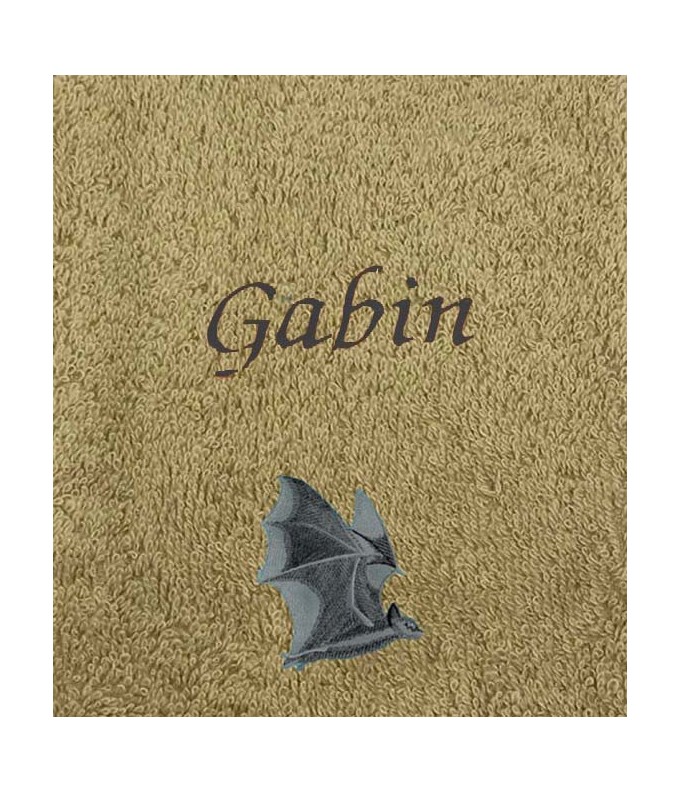 Drap de Bain Chauve souris Personnalisé 70X140