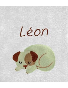 Drap de Bain Chien 6  Personnalisé 70X140