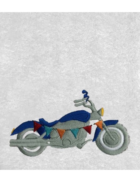 Drap de Bain Moto 2 Personnalisé 70X140