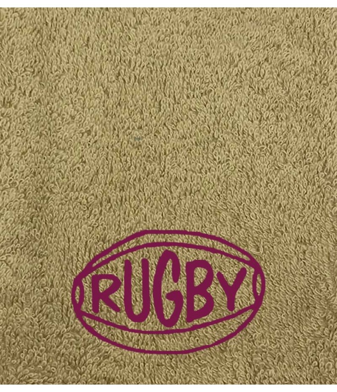 Drap de Bain Rugby 2  Personnalisé 70X140