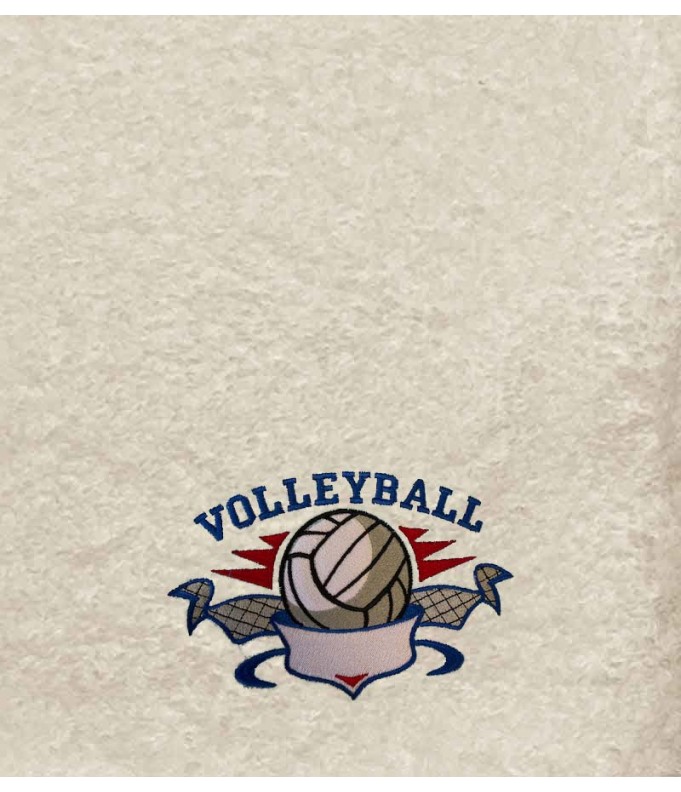Drap de Bain Volley-ball 2 Personnalisé 70X140