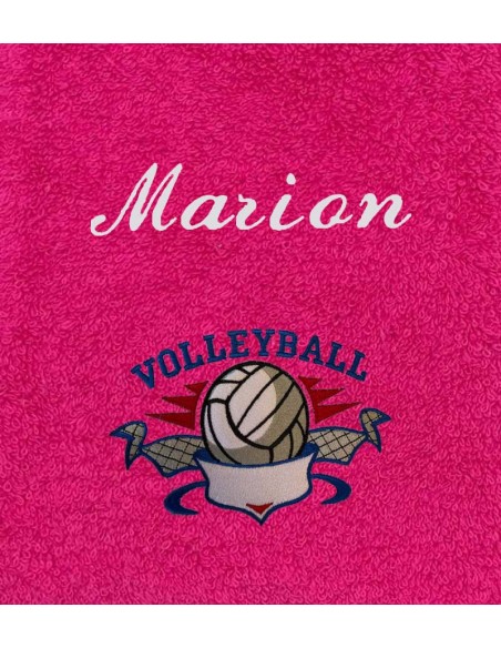 Drap de Bain Volley-ball 2 Personnalisé 70X140
