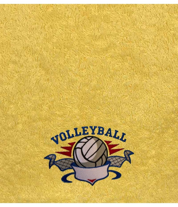 Drap de Bain Volley-ball 2 Personnalisé 70X140