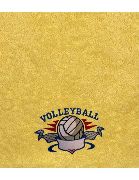 Drap de Bain Volley-ball 2 Personnalisé 70X140