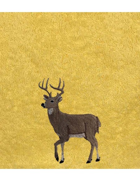Drap de Bain Cerf 2 Personnalisé
