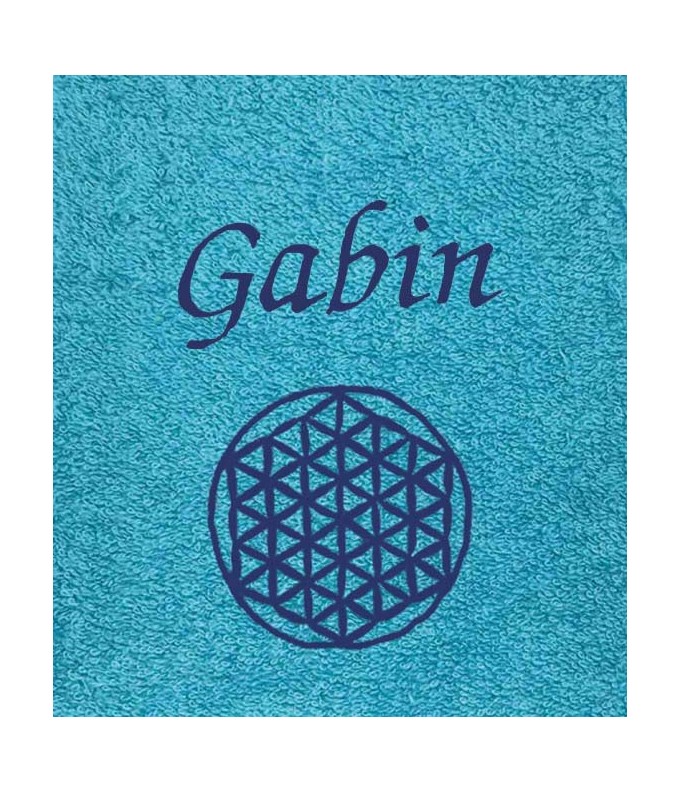 Drap de Bain Fleur de vie Personnalisé