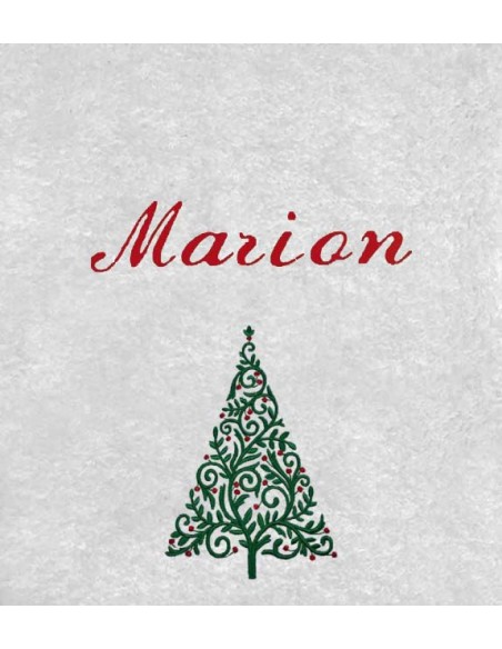 Drap de Bain Sapin Personnalisé