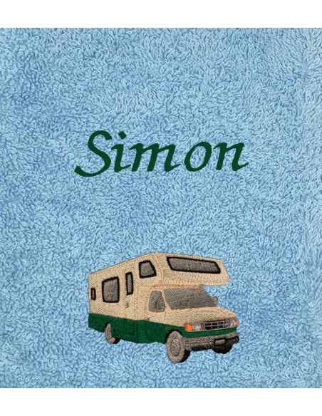 Drap de Bain Camping Car Personnalisé