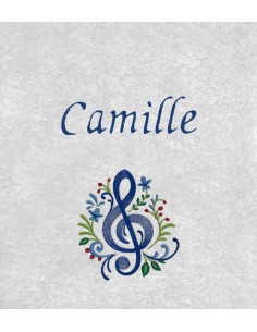 Drap de Bain Note de musique Personnalisé