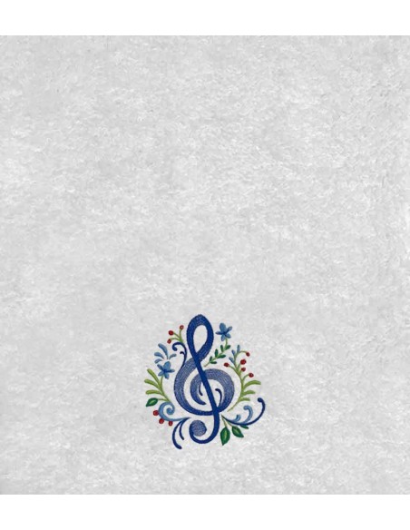 Drap de Bain Note de musique Personnalisé