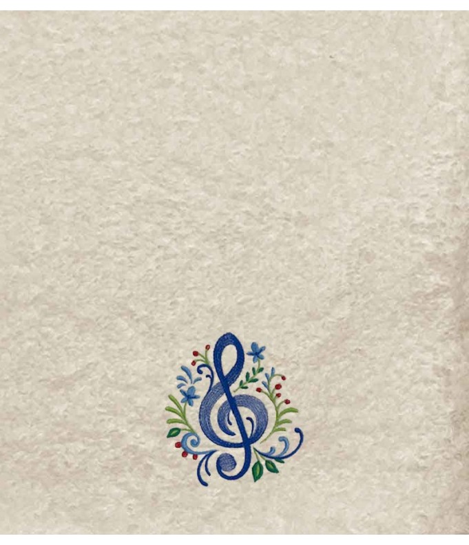 Drap de Bain Note de musique Personnalisé