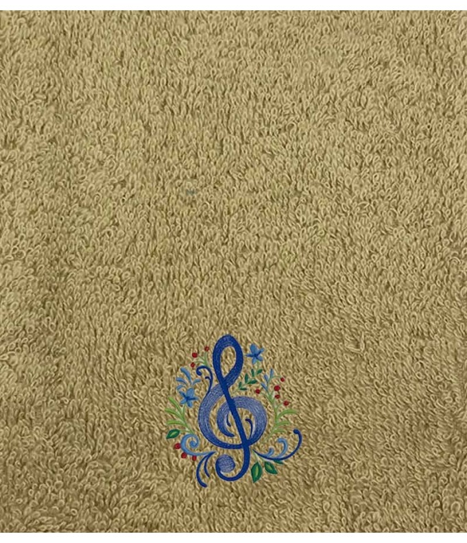 Drap de Bain Note de musique Personnalisé