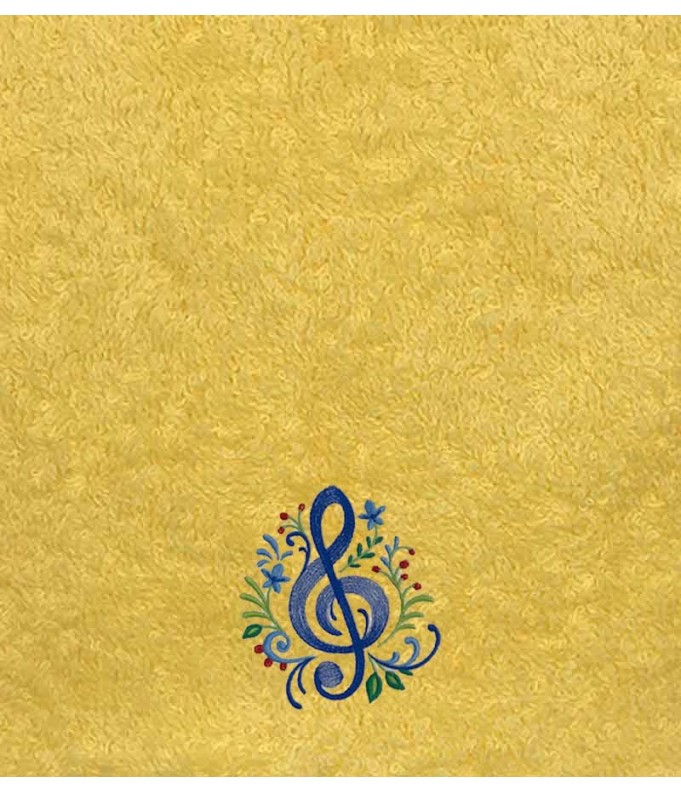 Drap de Bain Note de musique Personnalisé