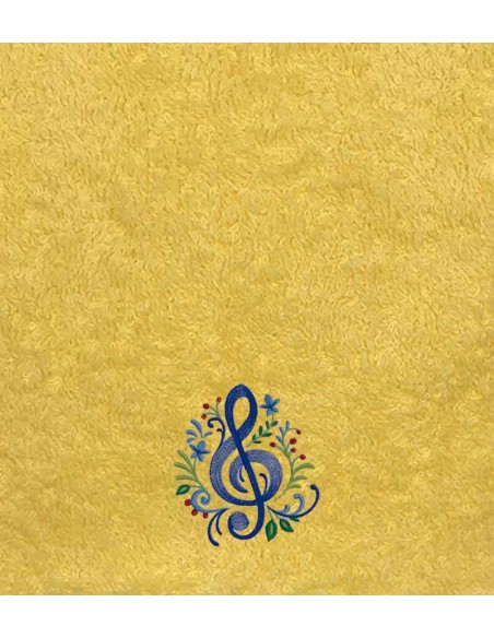 Drap de Bain Note de musique Personnalisé
