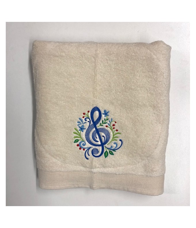 Drap de Bain Note de musique Personnalisé