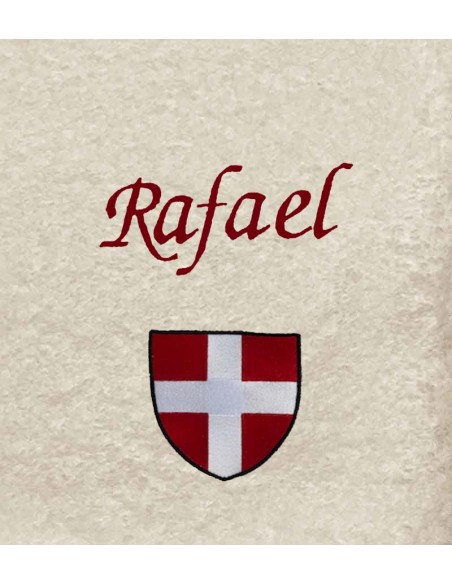 Drap de Bain Croix Savoie Personnalisé